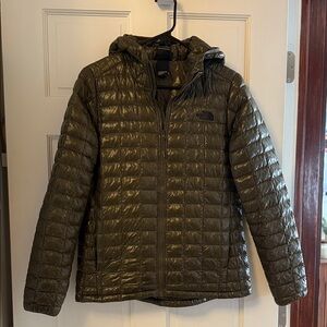 The North Face Forest Green Thermoball Jacket